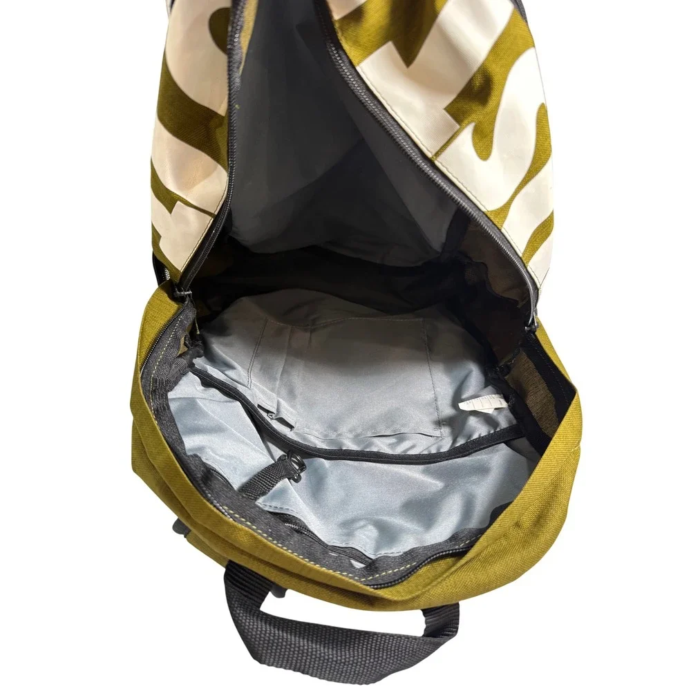Nike Brasilia JDI Backpack Kids OS Olive Green Graphic Swoosh BA5559-395
